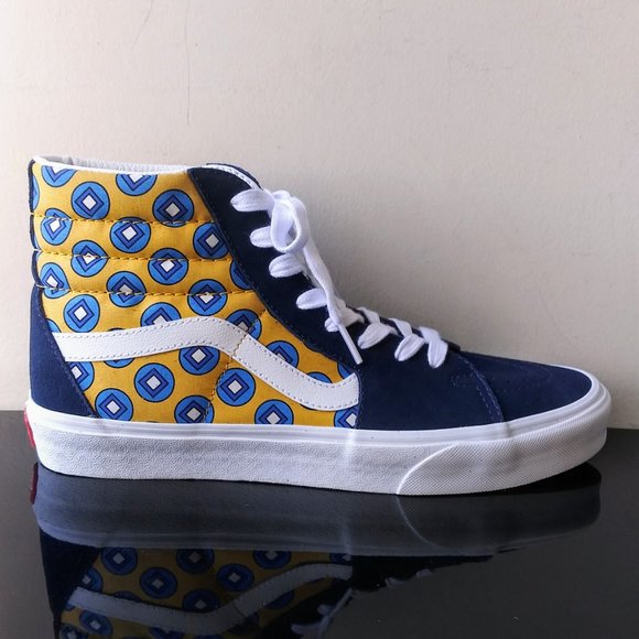 Vans Men\'s Sk8 High Top Leather Suede / Canvas Sneaker